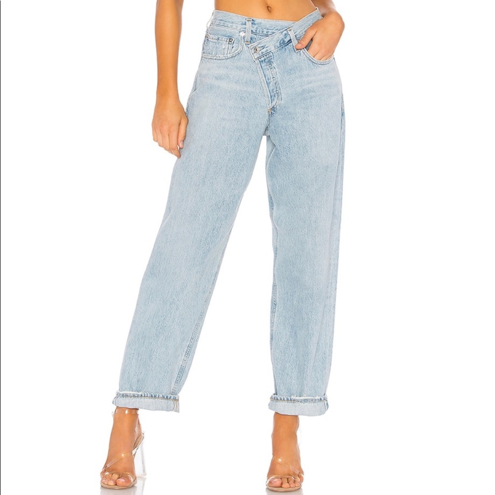 Agolde criss cross upsized jeans, 26